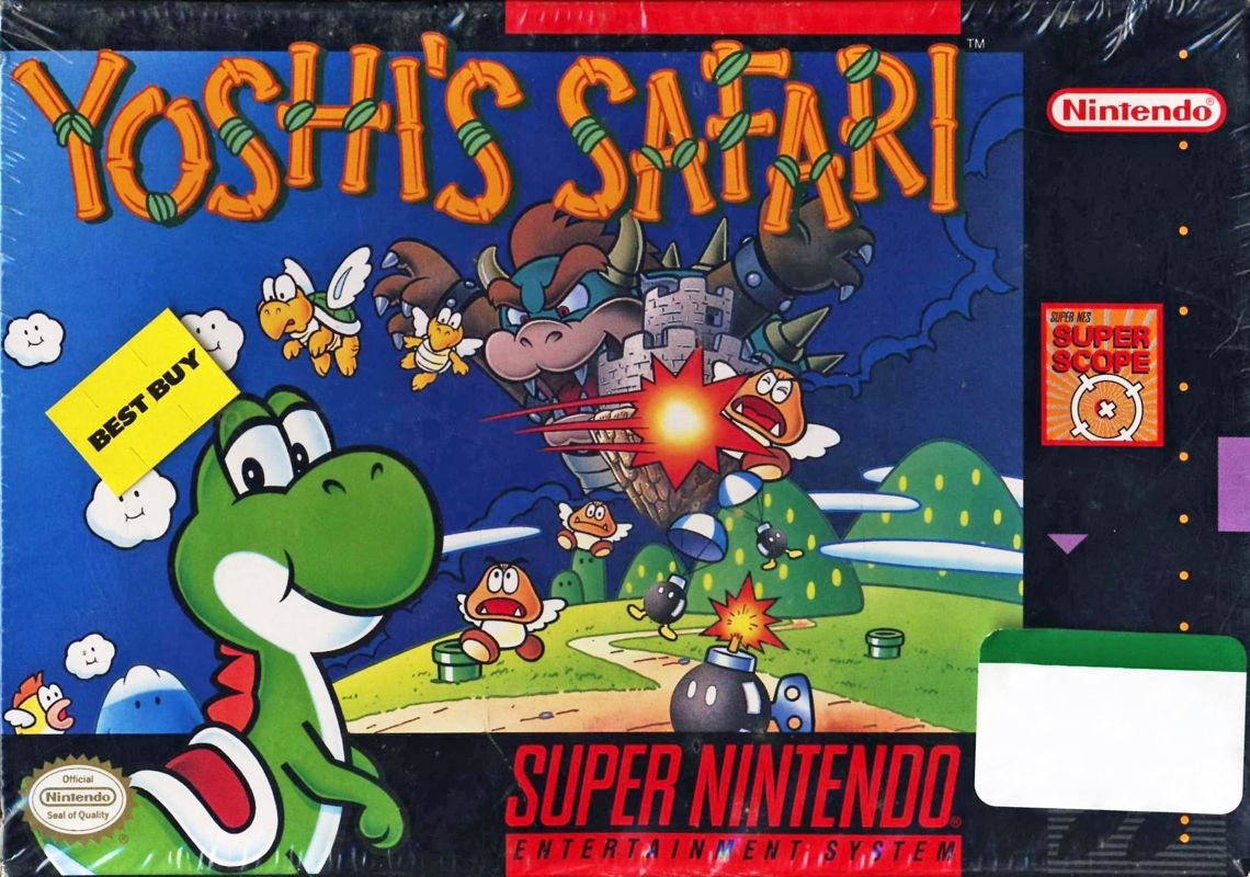 Yoshi's Safari box art for Super Famicom